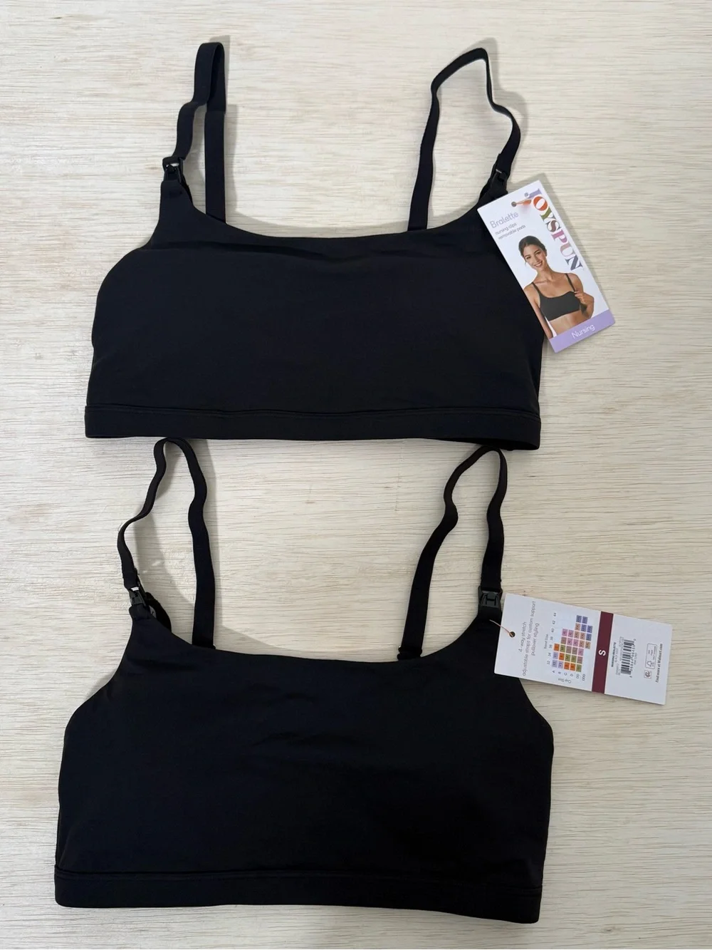 Joyspun Nursing Bralette- 2 Pack- NWT
